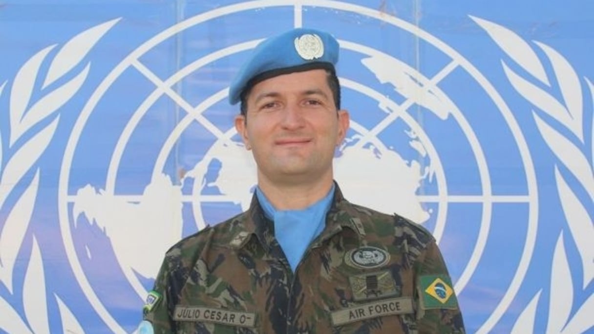 Julio Cesar, officier de l'armée de l'air brésilienne.
