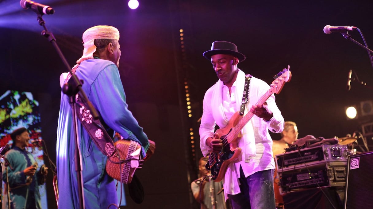 Et la rencontre fut magique entre le jazzman et Maalem Mustapha Baqbou. 
