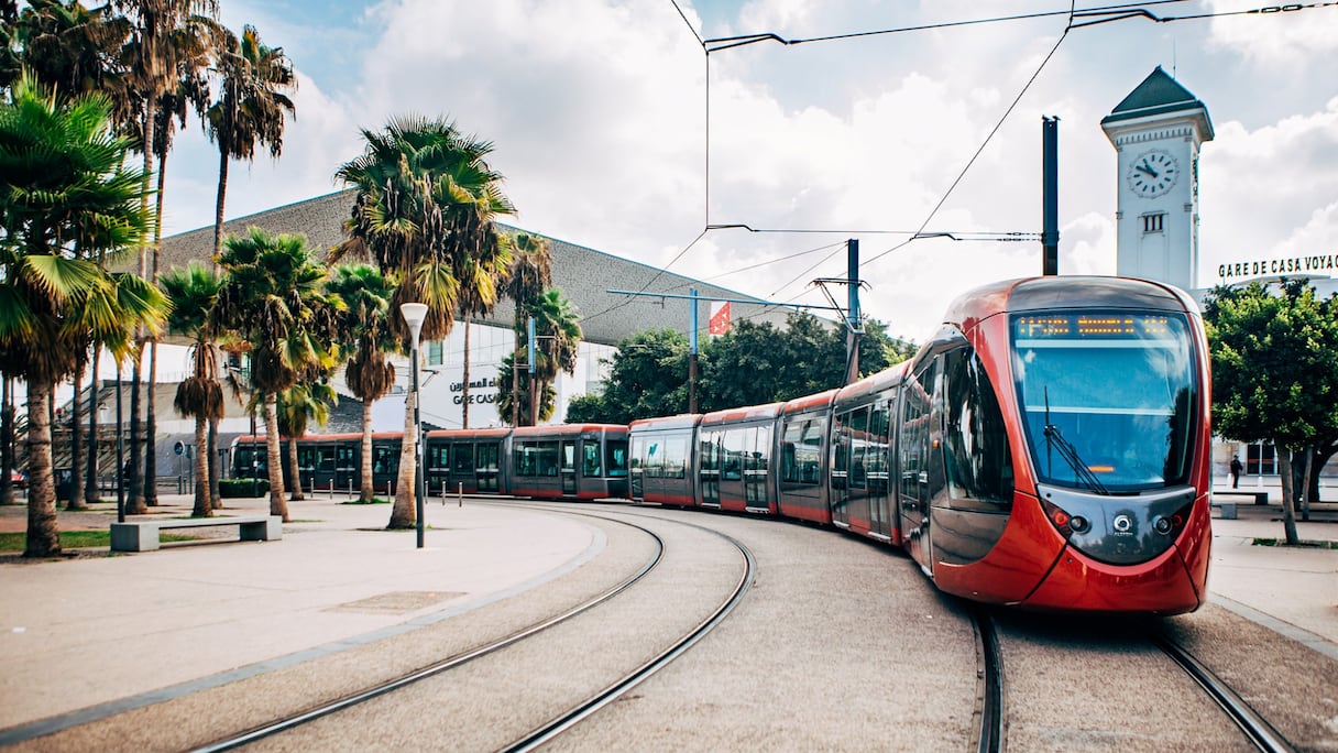 Tramway de Casablanca.
