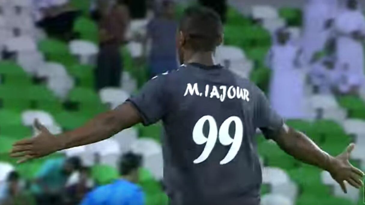 Mohcine Iajour, une nouvelle fois buteur avec le Qatar SC. 
