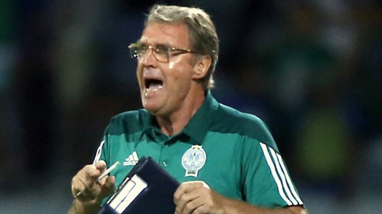 Ruud Krol, ancien entraîneur du Raja de Casablanca.
