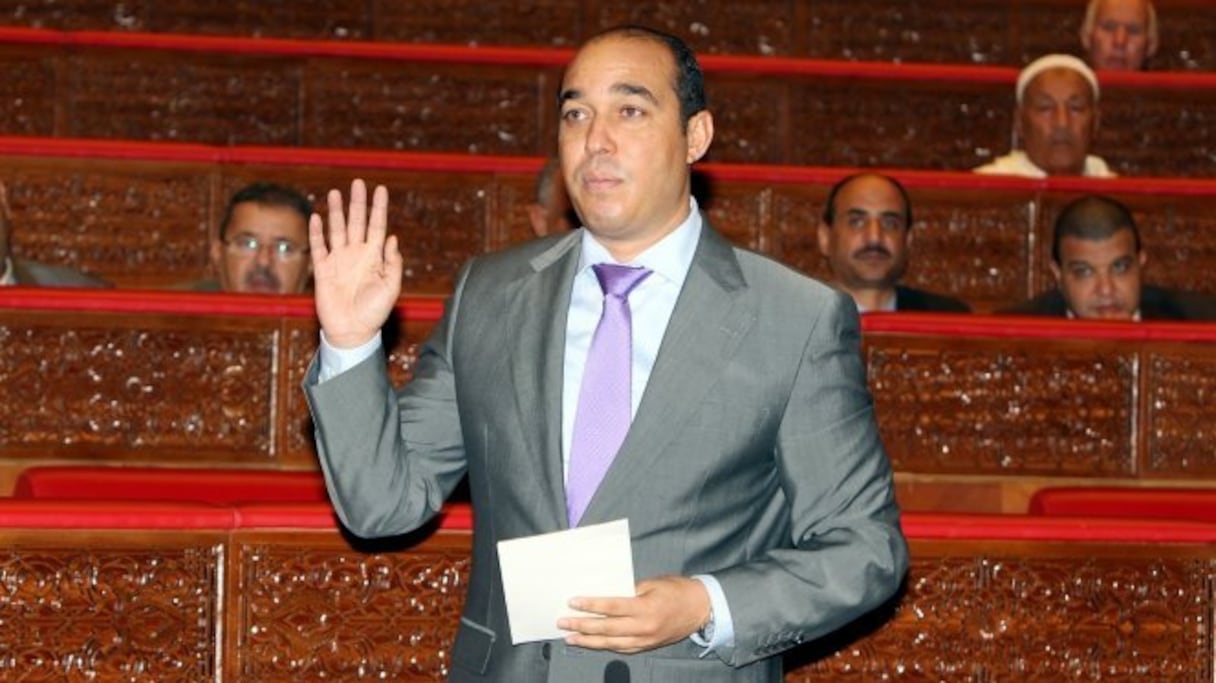 Mohamed Ouzzine, ministre de la Jeunesse et des sports.
