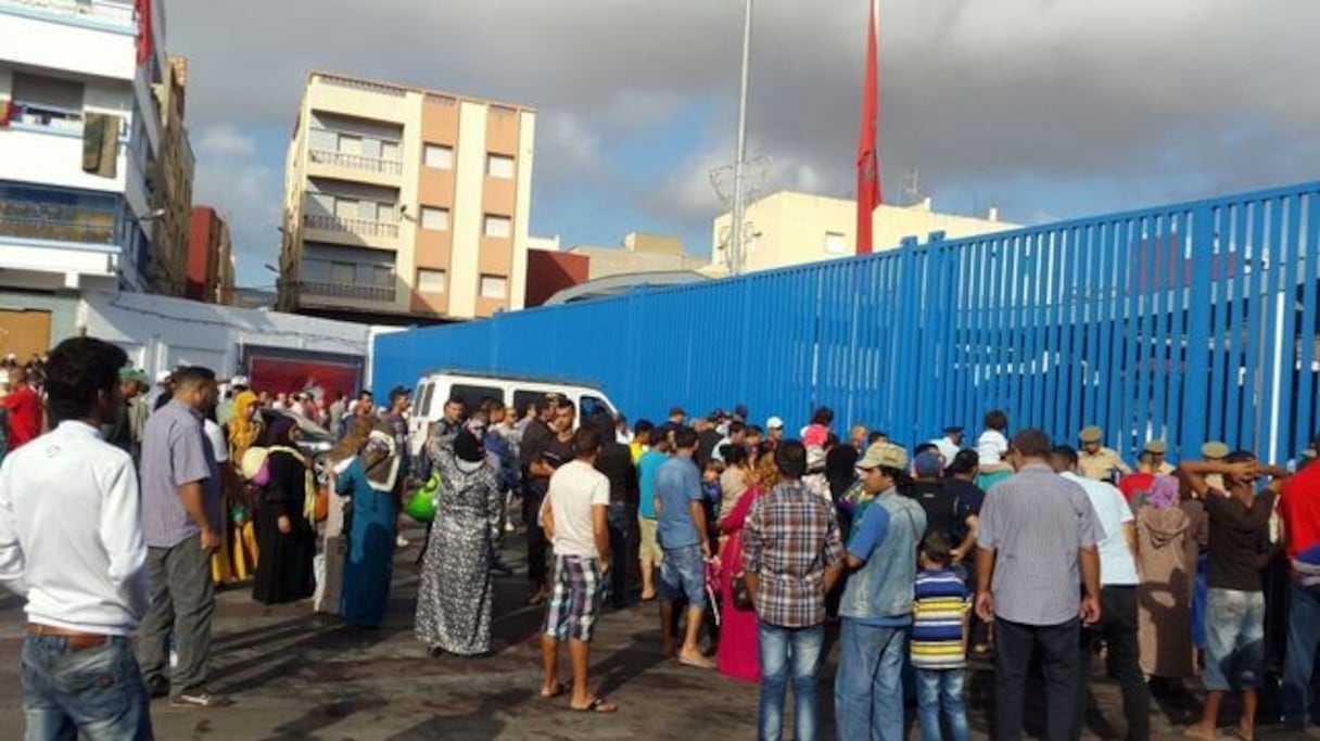 Le poste frontalier de Bni Nsar, près de Nador.
