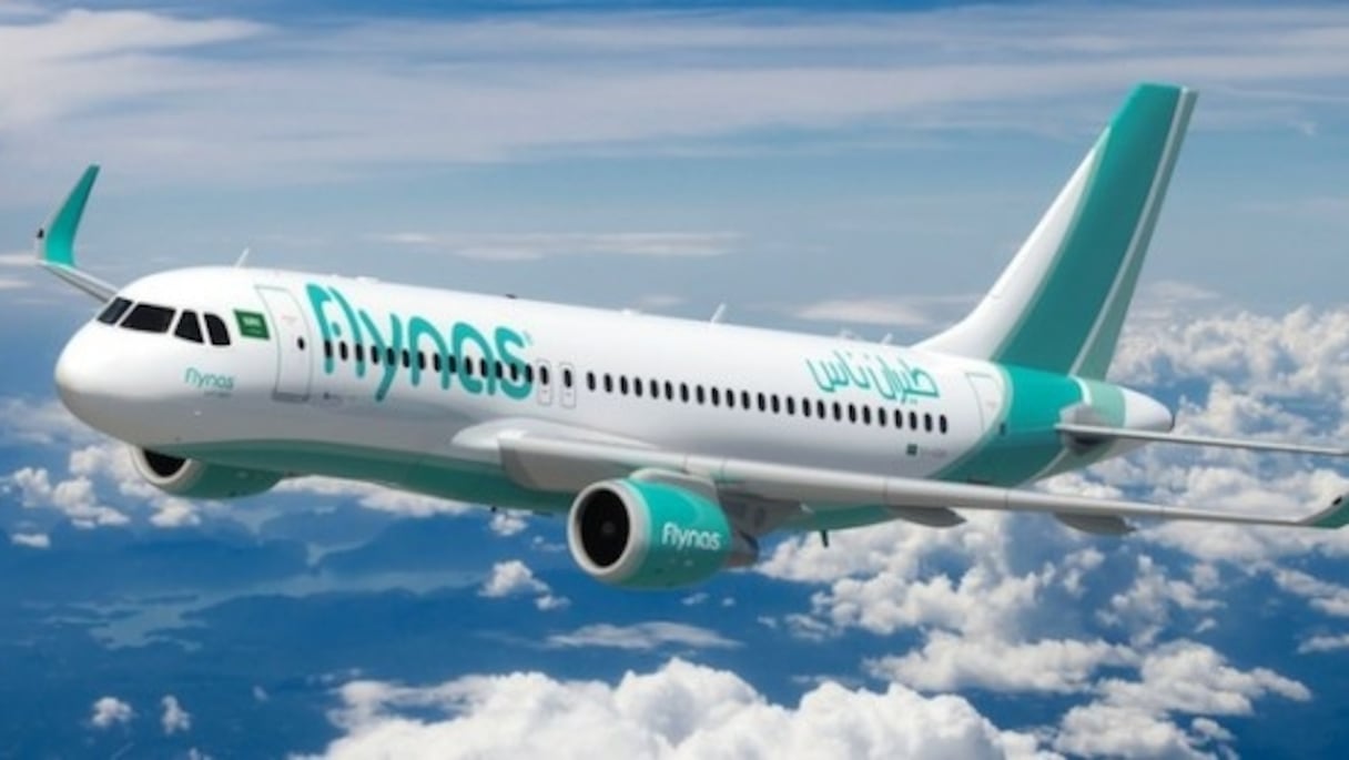 Un avion de la compagnie saoudienne Flynas.
