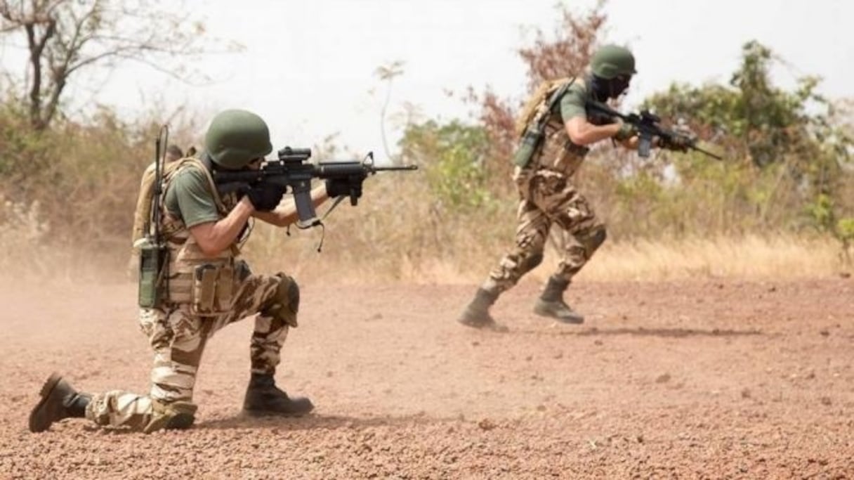 Des membres des Forces spéciales des FAR lors de précédentes manoeuvres.
