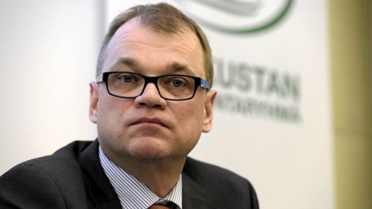 le Premier ministre finlandais Juha Sipilä. 
