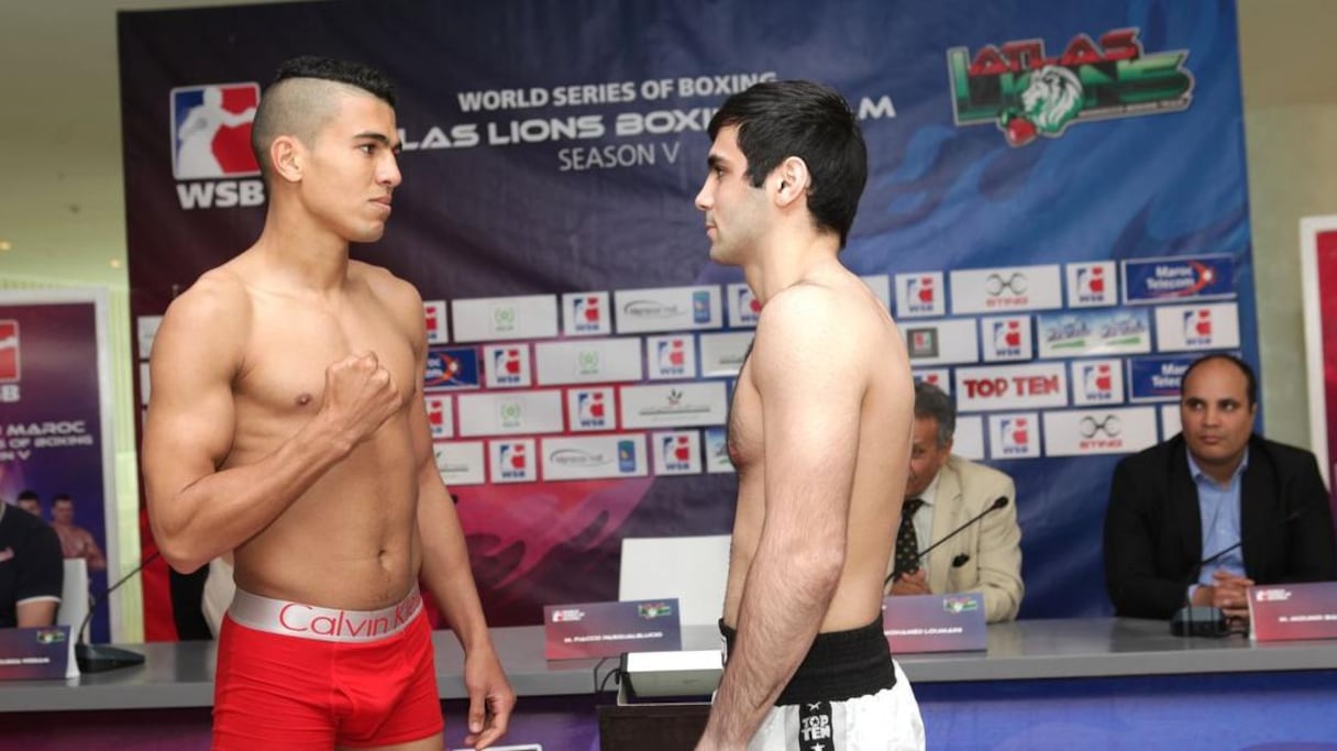 Face au Marocain, Tamerlan Magmedov pour la Russie en 69 kg.
