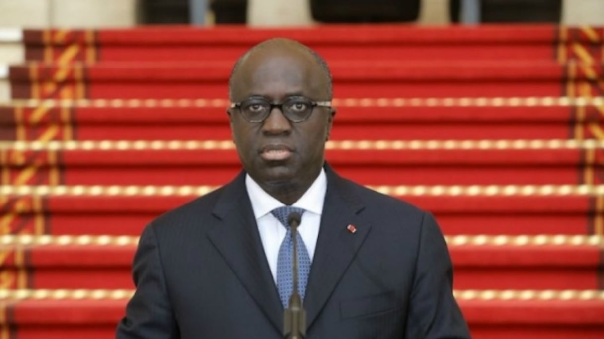 Amon Tanoh Marcel, ministre des Affaires étrangères par intérim de la Côte d’Ivoire.
