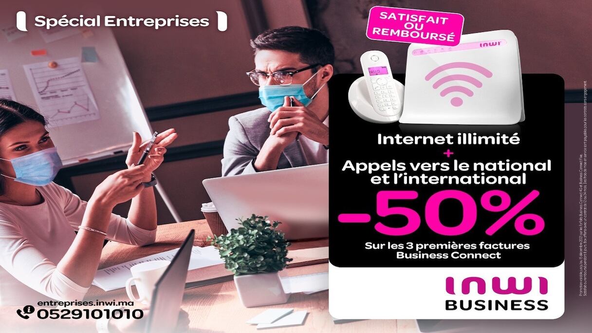 Les nouvelles offres promotionnelles d'Inwi sur la gamme Business Connect
