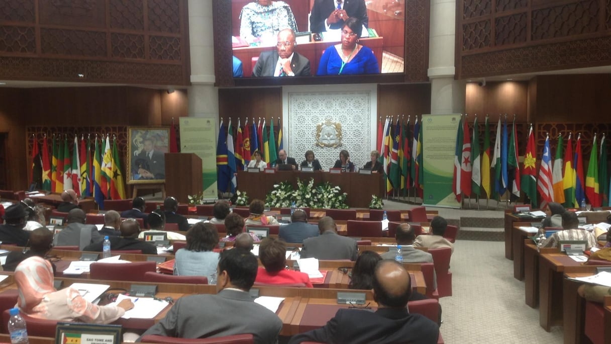 Réunion du Haut commissariat des droits de l'homme de l'ONU, lundi 29 septembre, au Parlement marocain.
