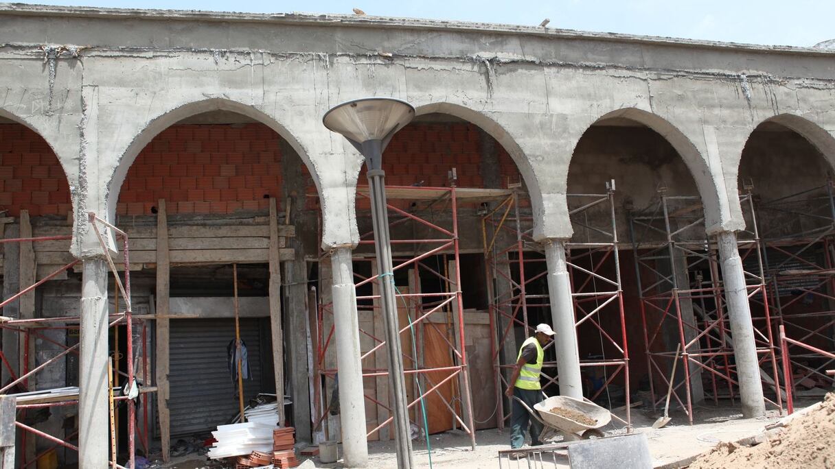 La nouvelle façade de la médina respecte la structure architecturale de l'époque
