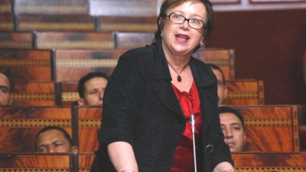 Nouzha Skalli, membre du BP du PPS candidate à la succession de Nabil Benabdellah.
