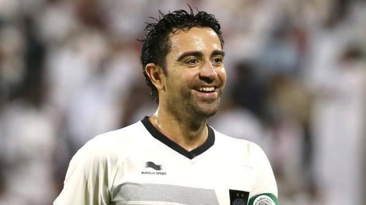 Xavi, nouveau milieu de terrain d'Al Sadd.
