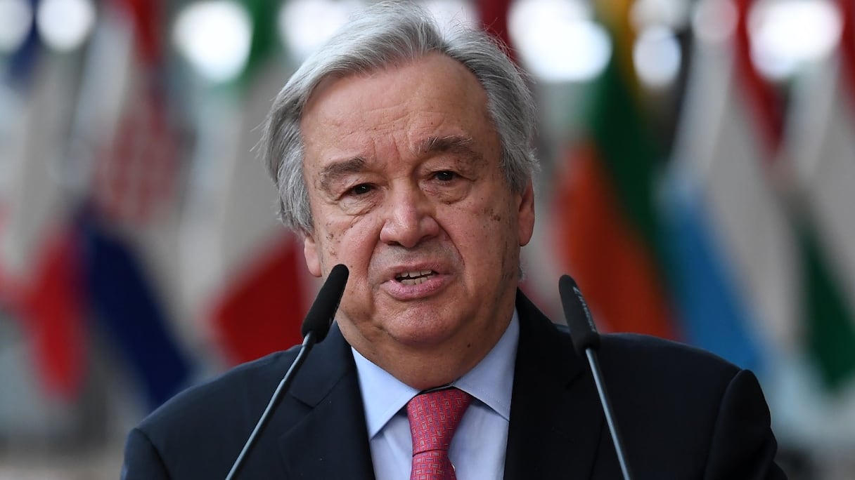 Le secrétaire général des Nations Unies, Antonio Guterres.
