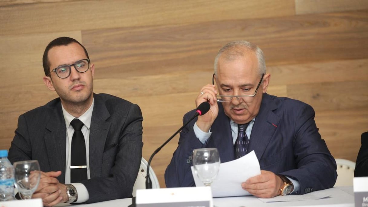 Anas Sefrioui, PDG du Groupe Addoha avec Saad Sefrioui, DG délégué du groupe.
