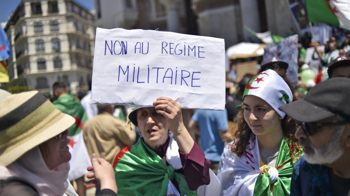 Algérie. Ahmed Gaïd Salah au coeur des contestations vendredi 10 mai 2019.
