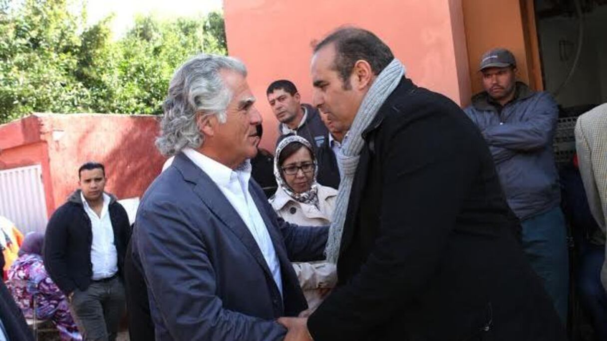 Abdellah Slaoui, PDJ de Jascom (groupe immobilier) en compagnie de Saïd Zaidi.