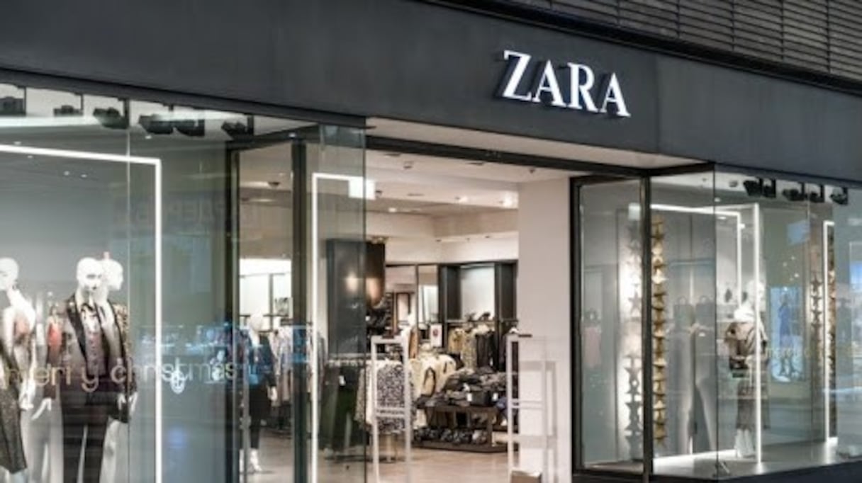 Boutique Zara, enseigne du groupe espagnol Inditex.
