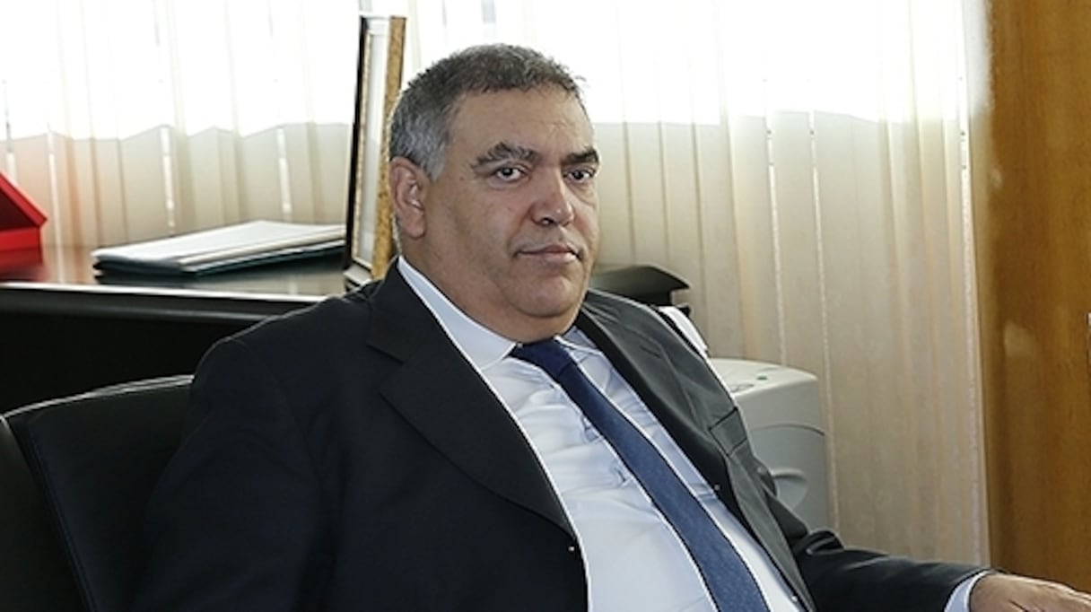 Le ministre de l'Intérieur, Abdelouafi Laftit. 
