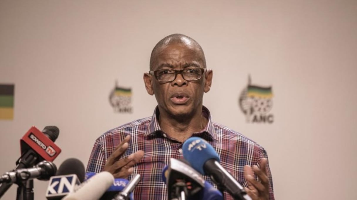 Le secrétaire général de l'ANC, Ace Magashule. 
