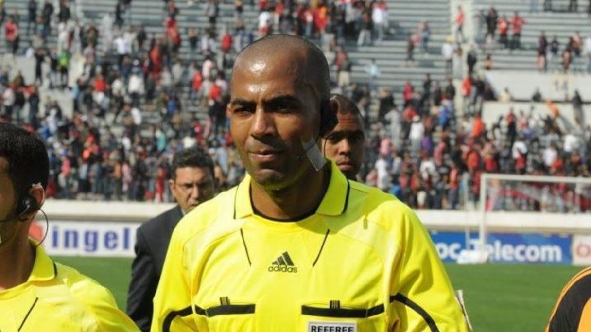 L'arbitre marocain Hicham Tiyazi.

