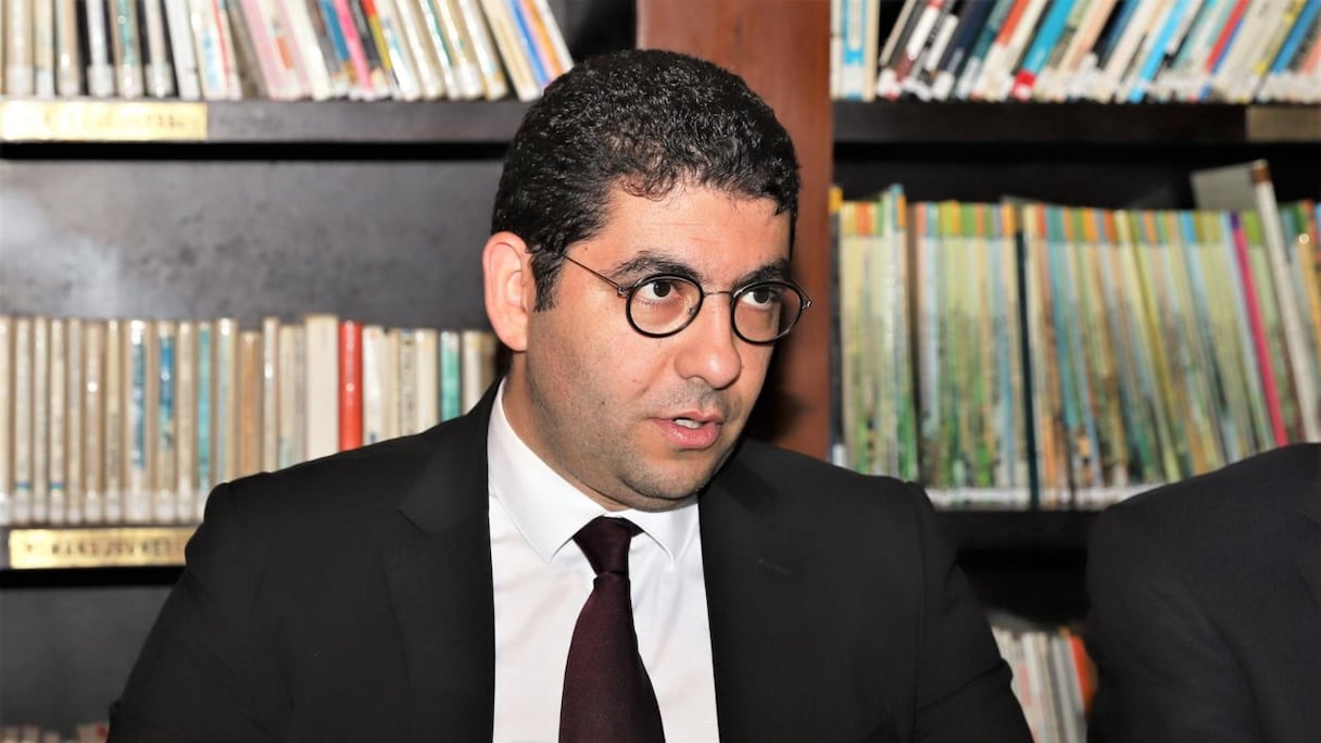 Le ministre de la Jeunesse, de la culture et de la communication, Mehdi Bensaid.
