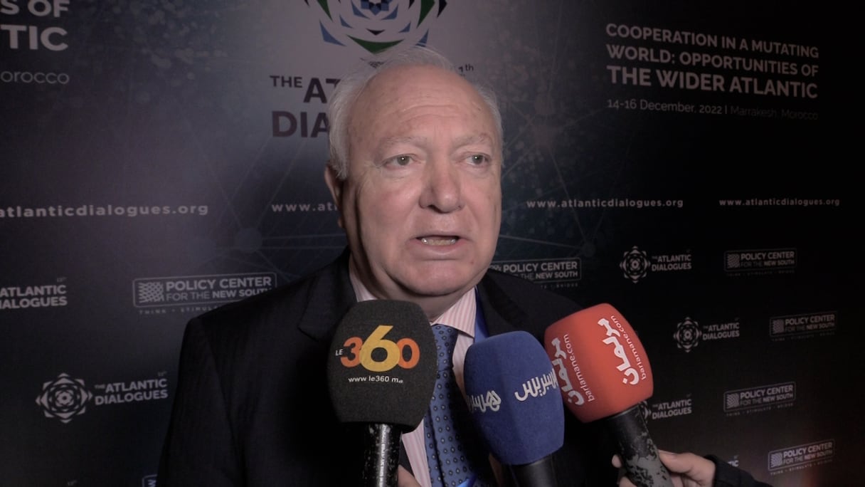 Miguel Angel Moratinos, ancien ministre espagnol des Affaires étrangères et de la Coopération et haut représentant pour l’Alliance des civilisations des Nations unies. 
