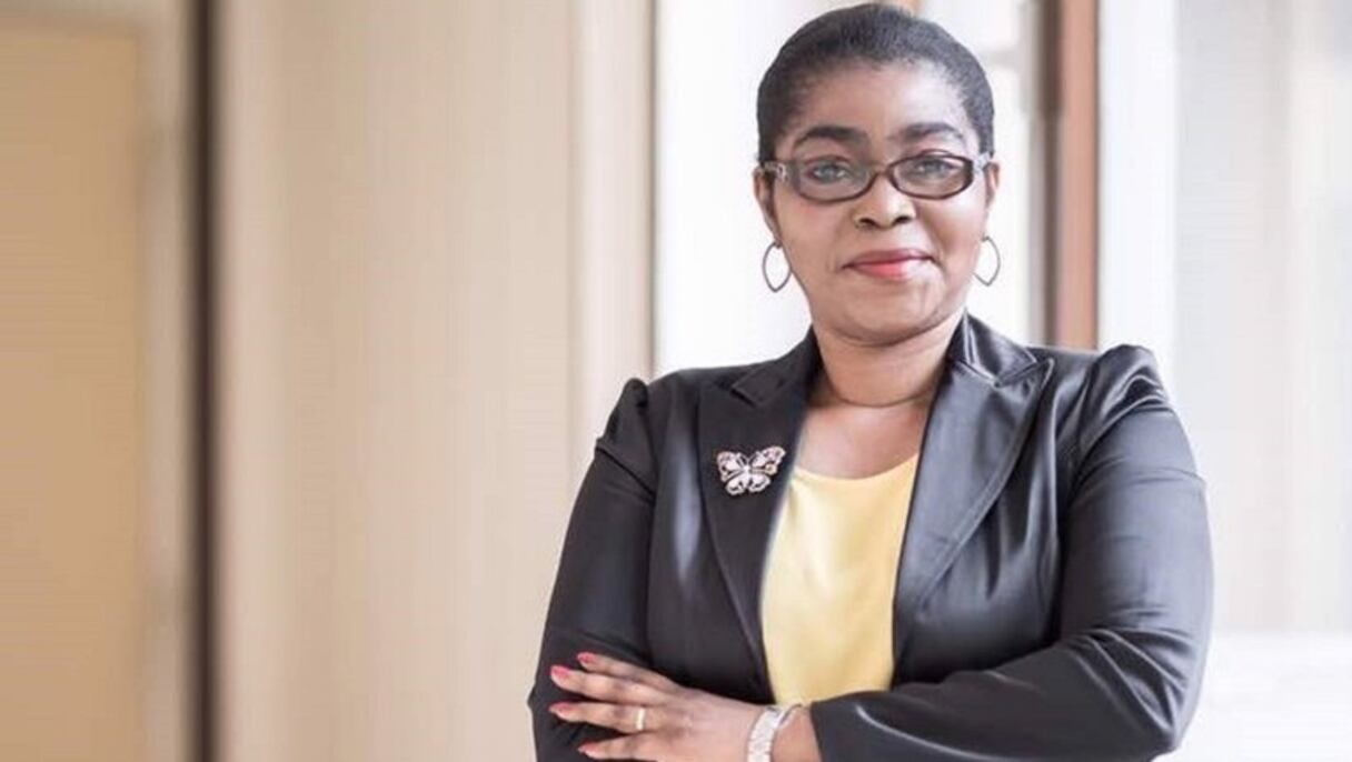 Rose Christiane Ossouka Raponda, première femme nommée cheffe du gouvernement du Gabon.
