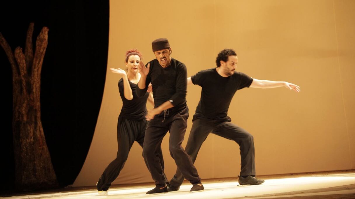 Le théâtre Mohammed VI: la première étape d'une tournée qui mènera la troupe, pendant le mois de ramadan, à Marrakech, Tanger, Agadir, Fès... 
