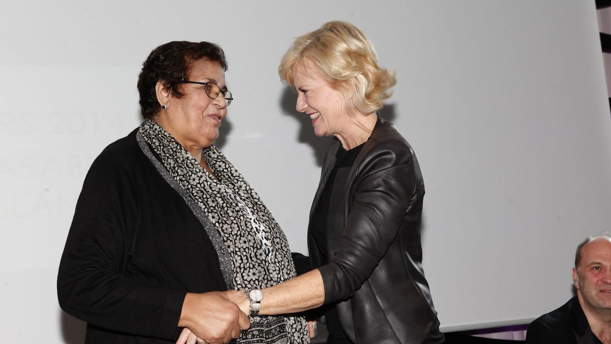 La journaliste Catherine Ceylac et Aicha Chenna, deux femmes d'exception.
