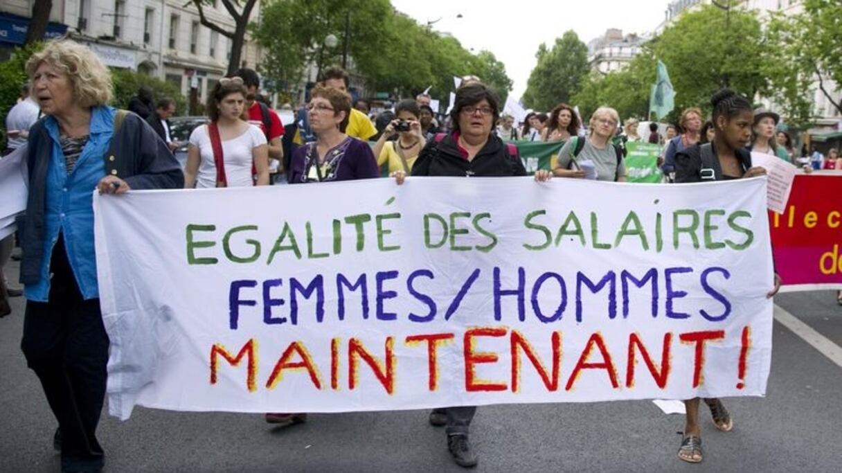 Manifestation pour la Journée de la femme, le 8 mars dernier à Paris.
