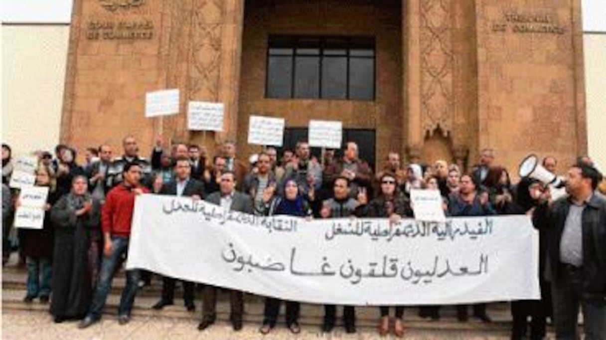 Paralysie annoncée des tribunaux, après l'annonce de la grève des greffiers. 
