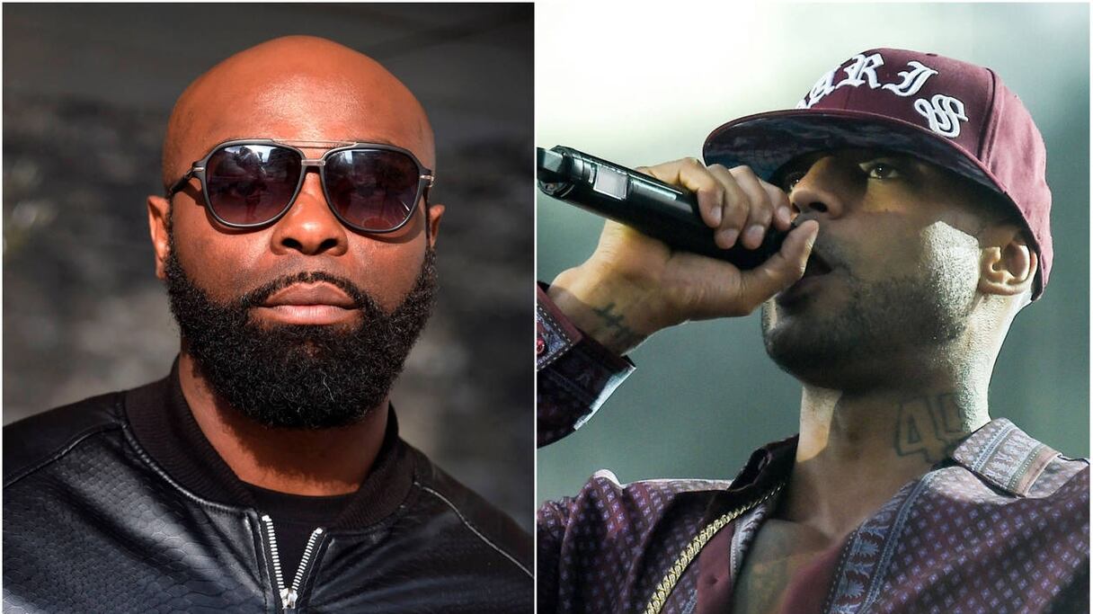 Kaaris (à gauche) et Booba (à droite) entretiennent une forte rivalité depuis plusieurs années.
