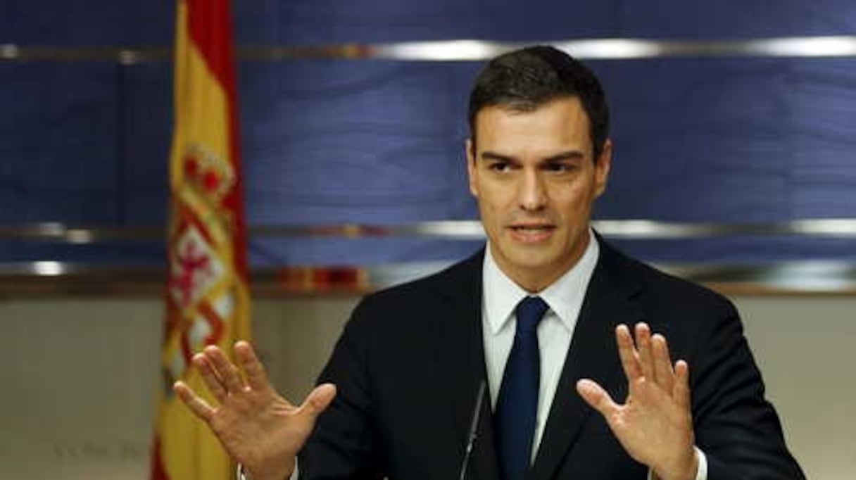 Pedro Sanchez, SG du Parti socialiste ouvrier espagnol (PSOE).
