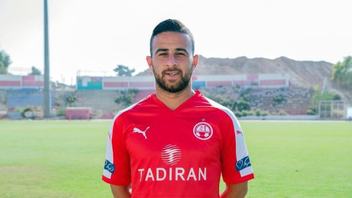 Diaa Sabia, premier footballeur israélien à jouer dans un championnat arabe.
