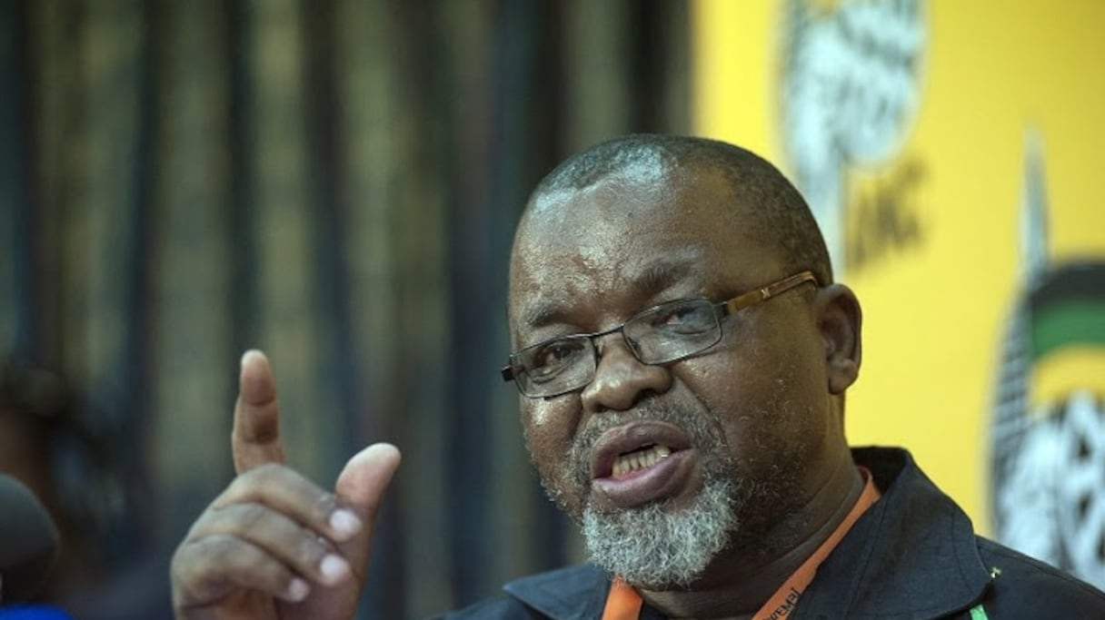 Gwede Mantashe, président du Congrès national africain.
