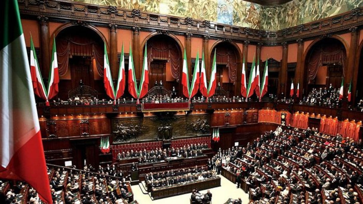 Le Parlement italien.
