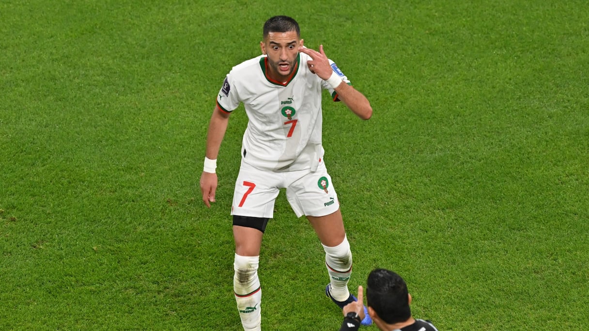 Hakim Ziyech, international marocain.
