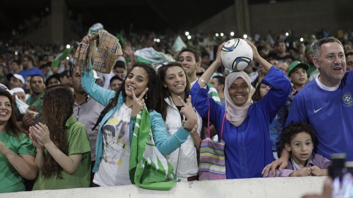 L'ambiance est à la fête, comme à chaque rendez-vous avec l'équipe du Raja.
