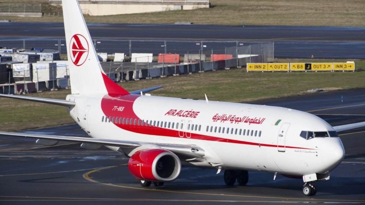 Un avion de la compagnie Air Algérie. 
