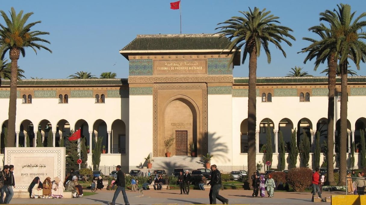 Le tribunal de Marrakech.
