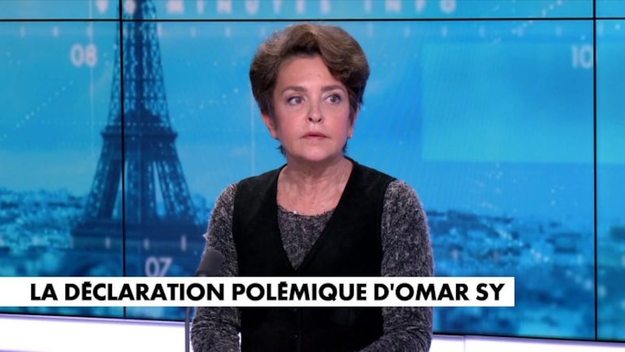 La journaliste Judith Waintraub, sur le plateau de l'émission «90 minutes Info», sur CNEWS, le 1er janvier 2023.
