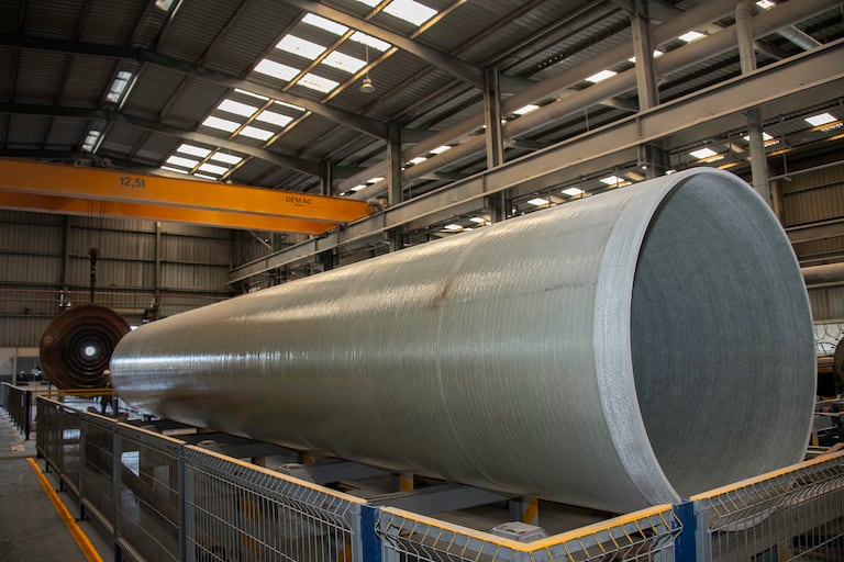 Une conduite d'eau géante made by Amitech.