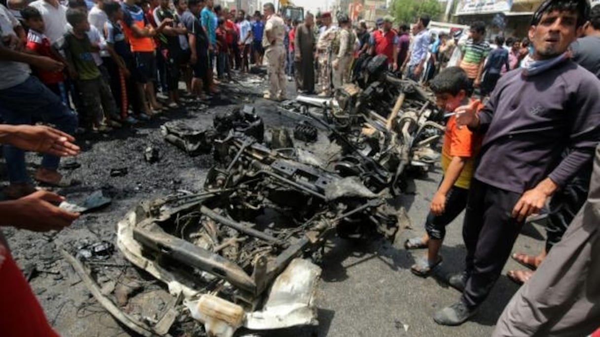 Daech a toujours une grande capacité de frappe, ici une voiture piégée à Bagdad, le 11 mai 2016.
