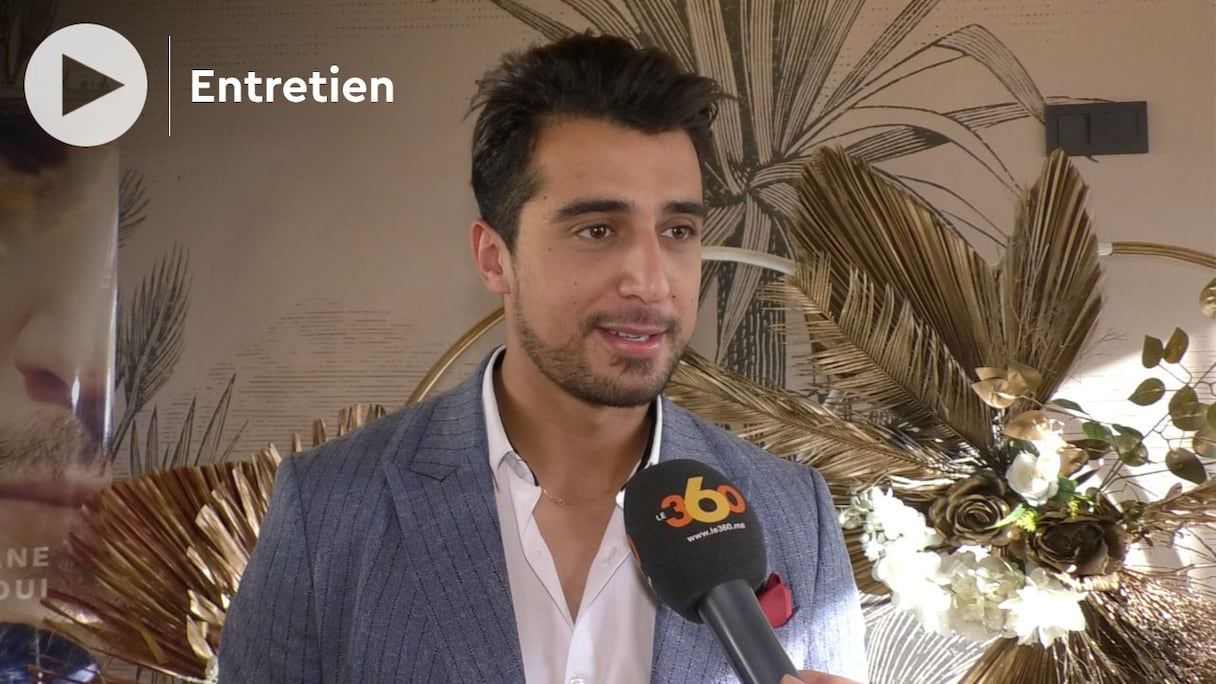 Le chanteur marocain, Marouane Hidaoui.
