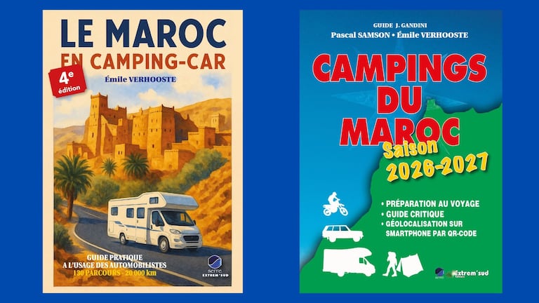 Parution de deux guides sur le Camping au Maroc.