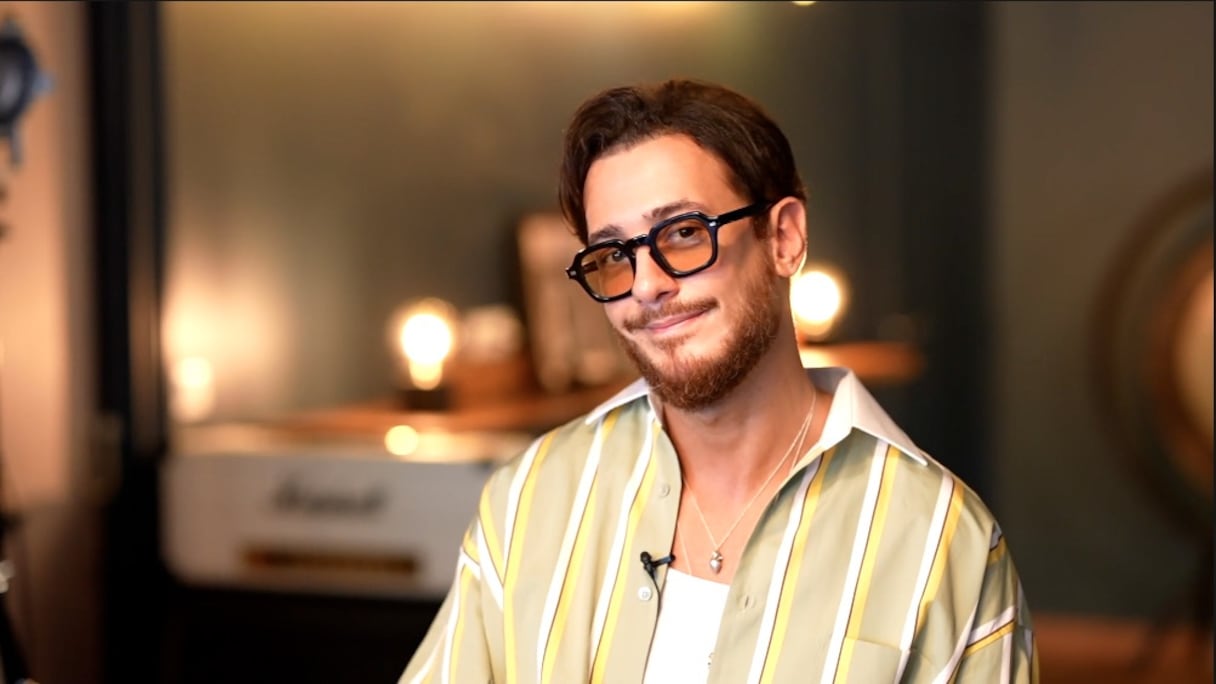 Le chanteur Saad Lamjarred.
