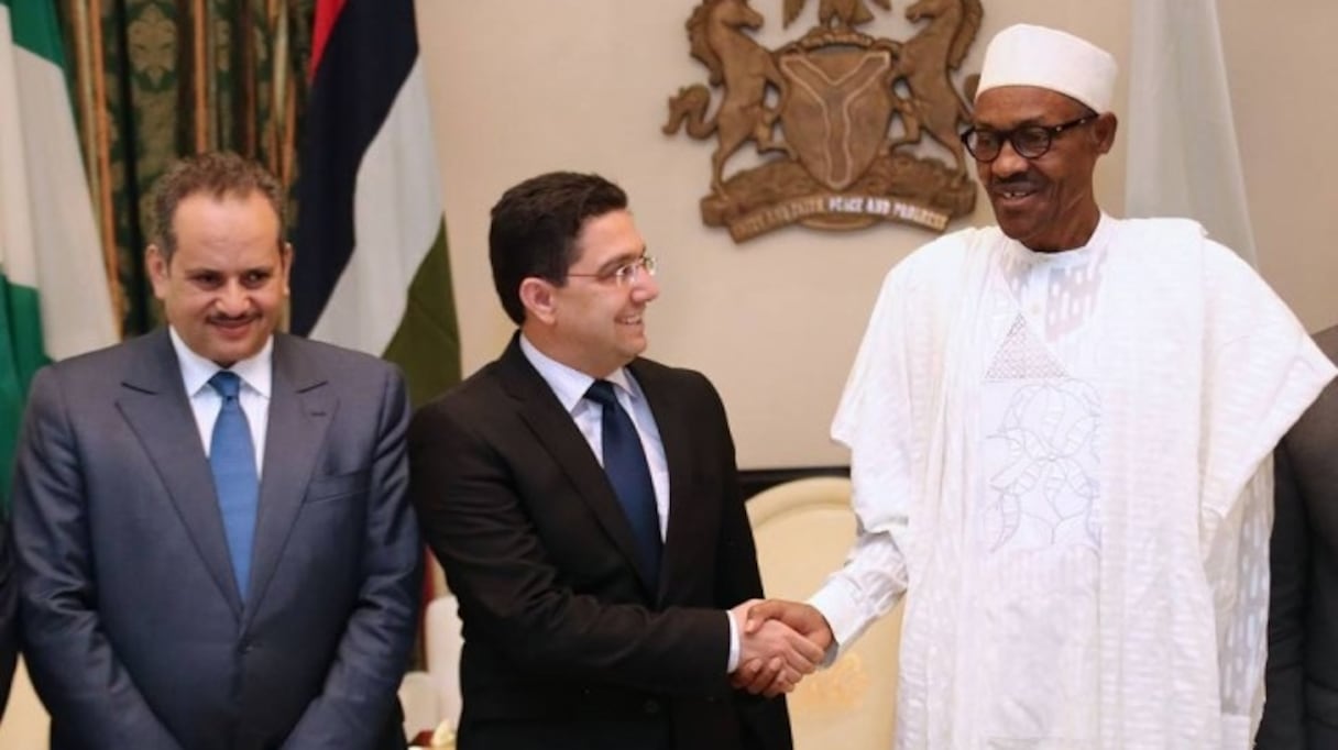 Nasser Bourita et Yassine Mansouri reçus jeudi 14 juillet en audience par le président du Nigeria. 
