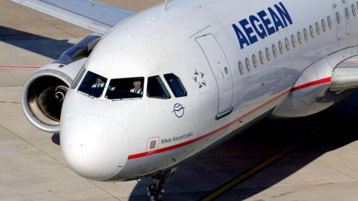 Un avion d'Aegean Airlines (photo d'illustration). 
