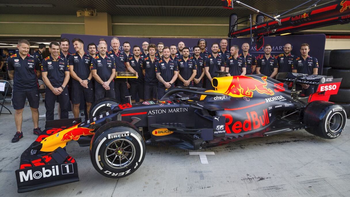 L'équipe Red Bull Rancing de Formule 1.
